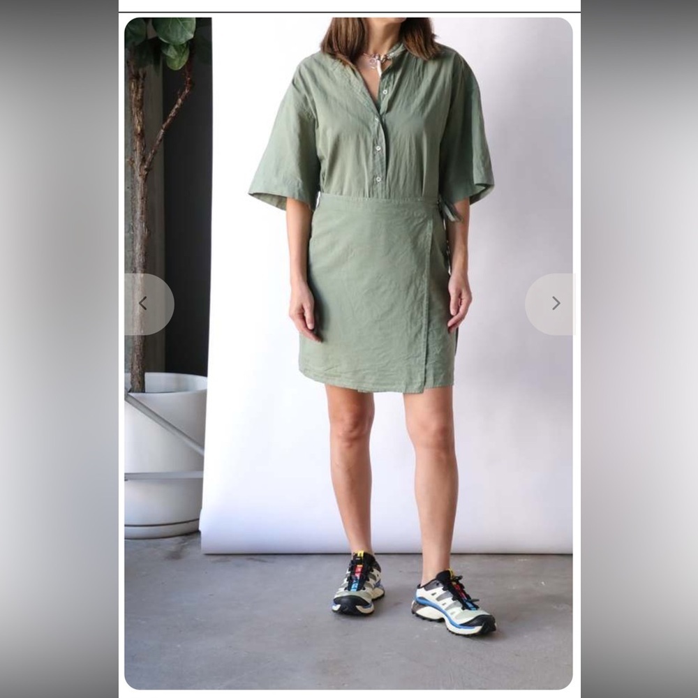 NWT Xirena Agnes dress green army